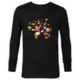 thumbnail image 1 of Disney Minnie Mouse and Daisy Duck Thanksgiving Fun - Long Sleeve T-Shirt for Men - Customized-Black, 1 of 5