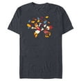 thumbnail image 1 of Disney Minnie Mouse and Daisy Duck Thanksgiving Fun - Short Sleeve Blended T-Shirt for Adults - Customized-Navy Heather, 1 of 5