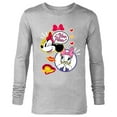 thumbnail image 1 of Disney Minnie Mouse and Daisy Duck Yoo Hoo - Long Sleeve T-Shirt for Men - Customized-Athletic Heather, 1 of 5
