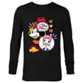 thumbnail image 1 of Disney Minnie Mouse and Daisy Duck Yoo Hoo - Long Sleeve T-Shirt for Men - Customized-Black, 1 of 5