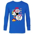 thumbnail image 1 of Disney Minnie Mouse and Daisy Duck Yoo Hoo - Long Sleeve T-Shirt for Men - Customized-Royal, 1 of 5