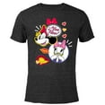 thumbnail image 1 of Disney Minnie Mouse and Daisy Duck Yoo Hoo - Short Sleeve Blended T-Shirt for Adults - Customized-Black, 1 of 5