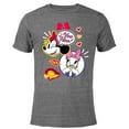 thumbnail image 1 of Disney Minnie Mouse and Daisy Duck Yoo Hoo - Short Sleeve Blended T-Shirt for Adults - Customized-Dark Heather, 1 of 5