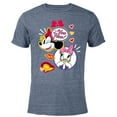 thumbnail image 1 of Disney Minnie Mouse and Daisy Duck Yoo Hoo - Short Sleeve Blended T-Shirt for Adults - Customized-Navy Heather, 1 of 5