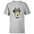 thumbnail image 1 of Disney Minnie Mouse in Black & White Polka Dot Day Vintage - Short Sleeve T-Shirt for Kids - Customized-Athletic Heather, 1 of 5