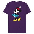 thumbnail image 1 of Disney Minnie Mouse in Pillbox Flower Hat - Short Sleeve Blended T-Shirt for Adults - Customized-Purple, 1 of 5