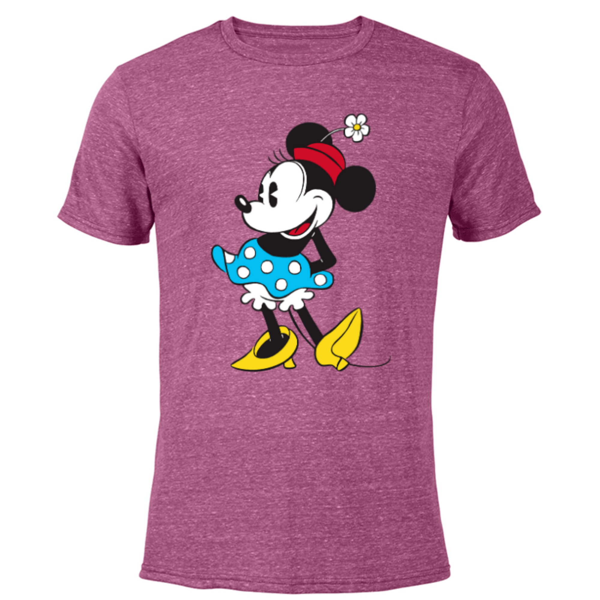 Disney Minnie Mouse in Pillbox Flower Hat Short Sleeve Blended