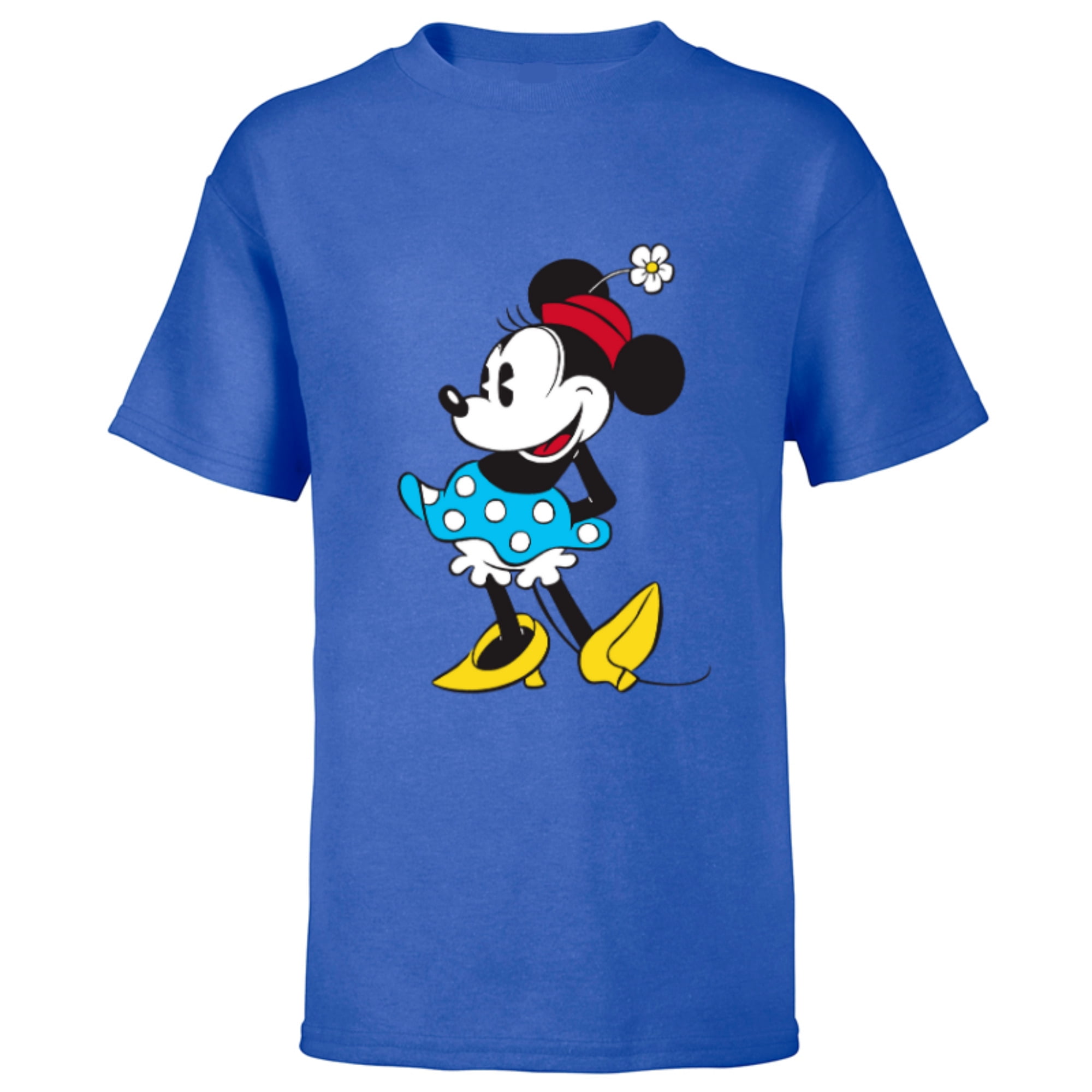 Disney Minnie Mouse in Pillbox Flower Hat Short Sleeve TShirt