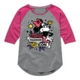 thumbnail image 1 of Disney - Minnie Mouse is a Fashion Icon - Toddler & Youth Girls Raglan Graphic T-Shirt, 1 of 4
