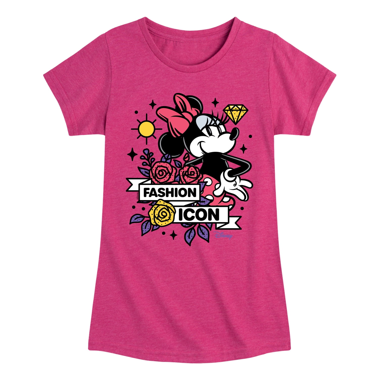 disney-minnie-mouse-is-a-fashion-icon-toddler-youth-girls-short