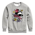 thumbnail image 1 of Disney - Minnie Mouse is a Fashion Icon - Youth Crewneck Fleece Sweatshirt, 1 of 5