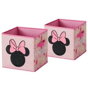 Bluey Kids' 4-Pack Printed Toy Storage Cubes, 10" x 10"