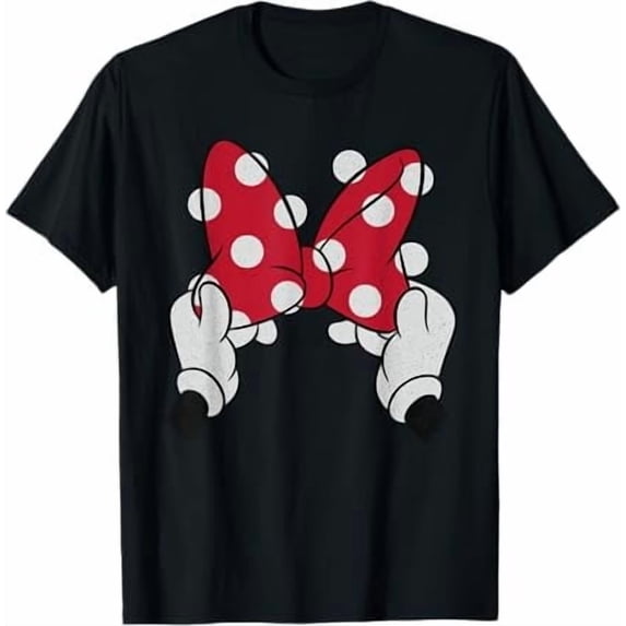 Disney Minnie Mouse's Red Polka Dot Bow T-Shirt