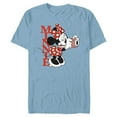 thumbnail image 1 of Disney Minnie Mouse with Camera Polka Dot Day Vintage - Short Sleeve Blended T-Shirt for Adults - Customized-Ocean Blue, 1 of 5