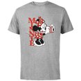 thumbnail image 1 of Disney Minnie Mouse with Camera Polka Dot Day Vintage - Short Sleeve Cotton T-Shirt for Adults - Customized-Athletic Heather, 1 of 5