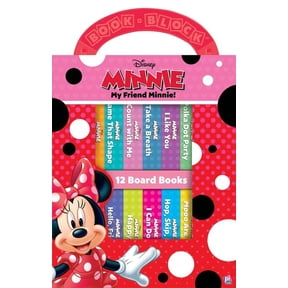 PI Kids Disney My Friend Minnie Mouse My First Library 12 Board Book Block Set