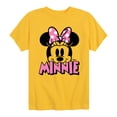 thumbnail image 1 of Disney - Minnie Name Bow - Youth Boys Short Sleeve Graphic T-Shirt, 1 of 4