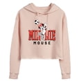 thumbnail image 1 of Disney - Minnie Name Soccer  - Juniors Cropped Pullover Hoodie, 1 of 5