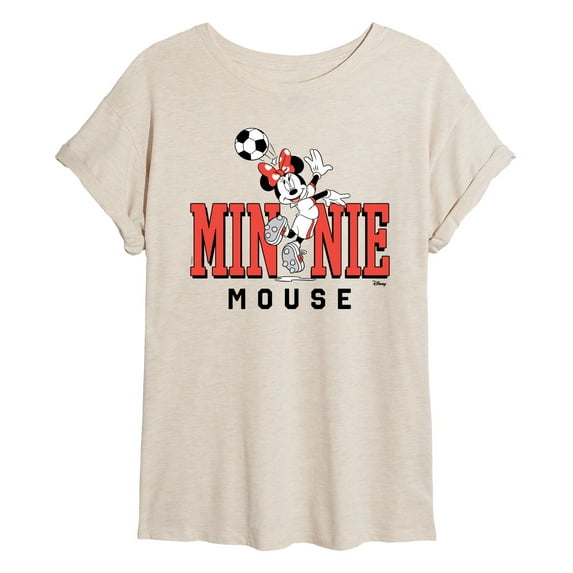 Disney - Minnie Name Soccer - Women's Oversized T-Shirt