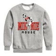 thumbnail image 1 of Disney - Minnie Name Soccer - Toddler & Youth Crewneck Fleece Sweatshirt, 1 of 5