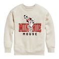thumbnail image 1 of Disney - Minnie Name Soccer - Toddler & Youth Crewneck Fleece Sweatshirt, 1 of 5