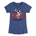 thumbnail image 1 of Disney - Minnie Name Soccer - Toddler & Youth Girls Short Sleeve Graphic T-Shirt, 1 of 5