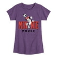thumbnail image 1 of Disney - Minnie Name Soccer - Toddler & Youth Girls Short Sleeve Graphic T-Shirt, 1 of 5