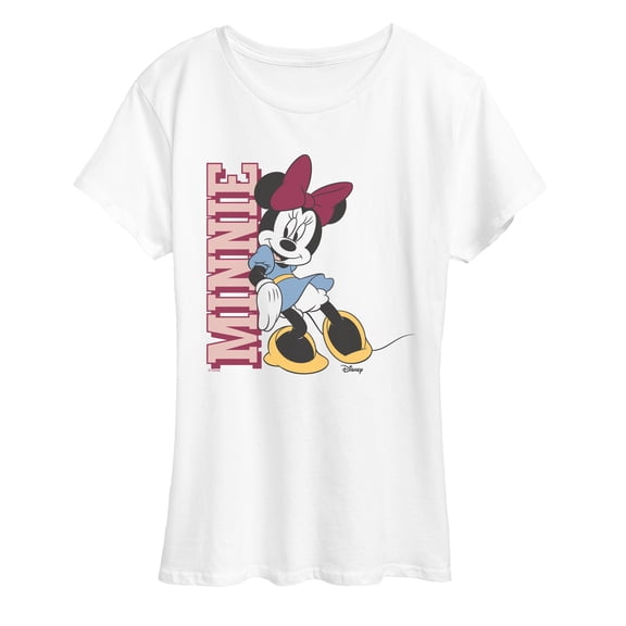 Disney - Minnie Name - Women's Short Sleeve Graphic T-Shirt