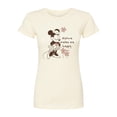 thumbnail image 1 of Disney - Minnie Nature Makes Me Happy - Juniors Fitted Graphic T-Shirt, 1 of 5