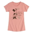 thumbnail image 1 of Disney - Minnie Nature Makes Me Happy - Toddler & Youth Girls Short Sleeve Graphic T-Shirt, 1 of 5