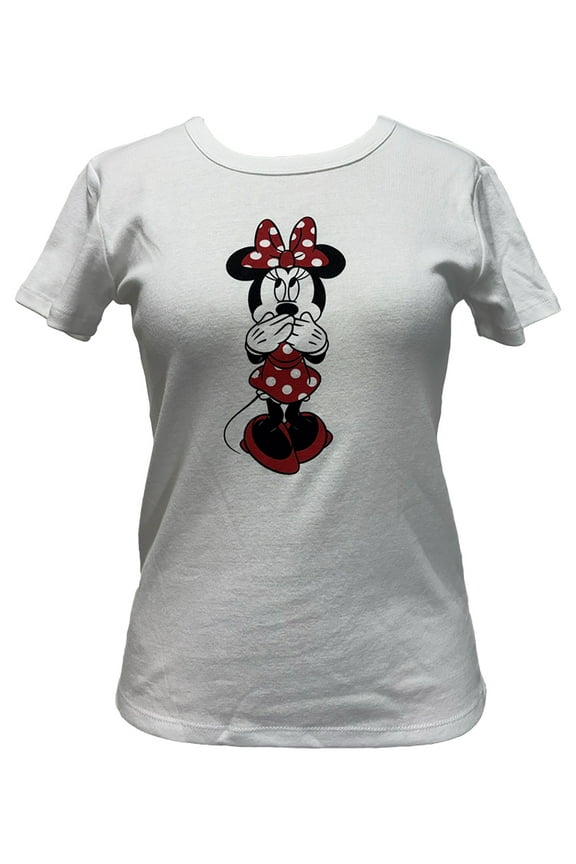 Minnie Oops Junior Ladies Baby Tee