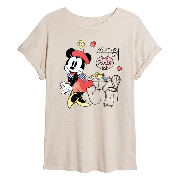 Disney - Minnie Paris - Women's Oversized T-Shirt