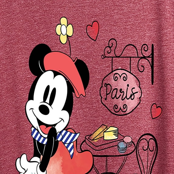 Disney - Minnie Paris - Women's Short Sleeve Graphic T-Shirt