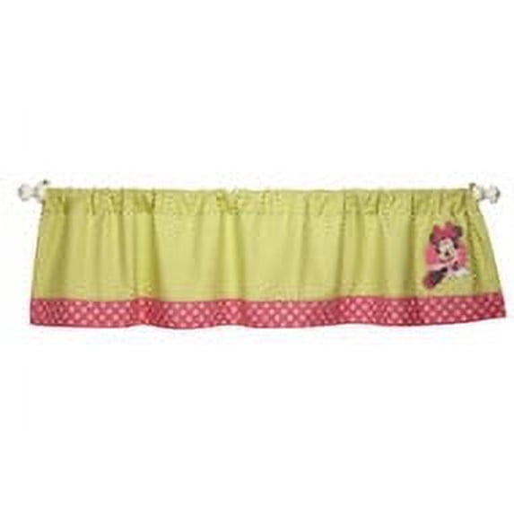 Disney Baby Bedding Minnie Mouse's Petal Perfect Window Valance