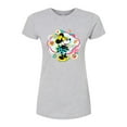 thumbnail image 1 of Disney - Minnie Pop Cloud - Juniors Fitted Graphic T-Shirt, 1 of 4