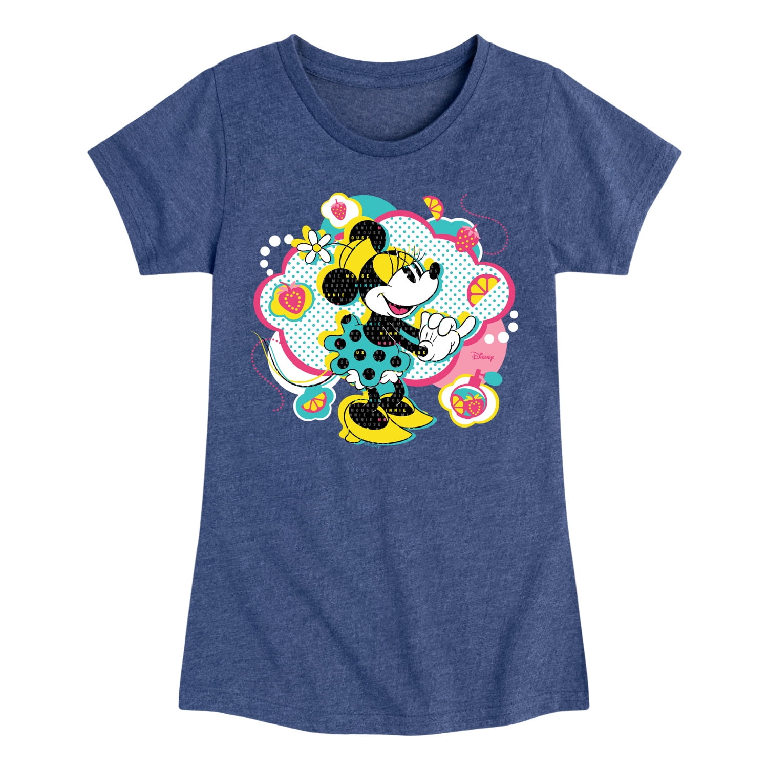 Disney - Minnie Pop Cloud - Toddler & Youth Girls Short Sleeve Graphic ...
