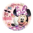thumbnail image 1 of Disney Minnie Purple Polka Dots Large 8-5/8" Party Plates - Pack of 8, 1 of 4