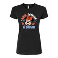 thumbnail image 1 of Disney - Minnie Red White And Bows - Juniors Fitted Graphic T-Shirt, 1 of 5