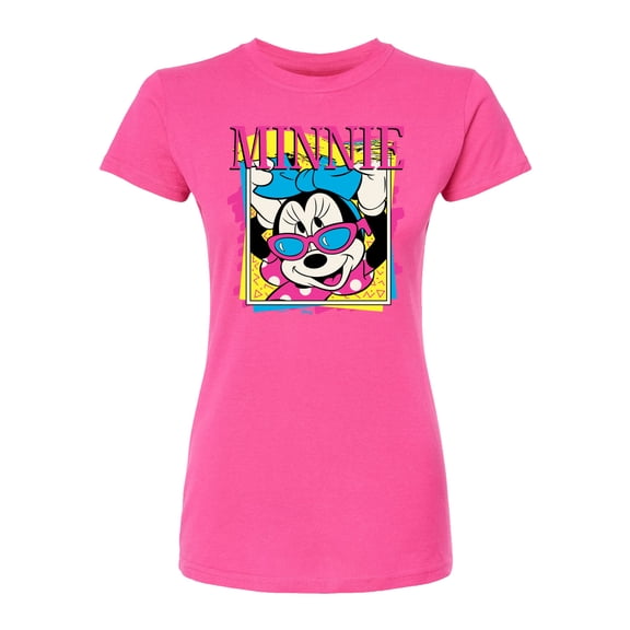 Disney - Minnie Retro - Juniors Fitted Short Sleeve Graphic T-Shirt