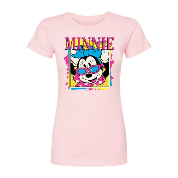 Disney - Minnie Retro - Juniors Fitted Short Sleeve Graphic T-Shirt