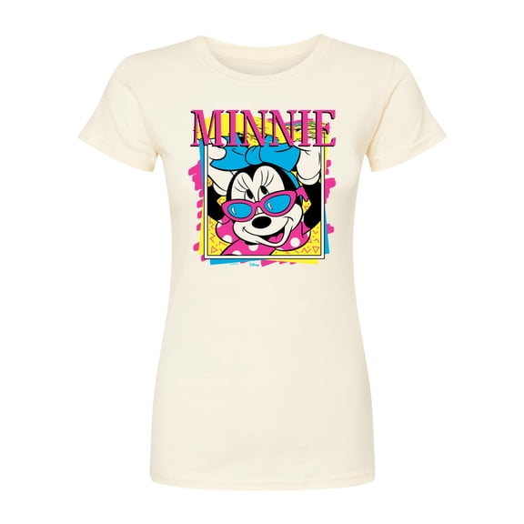 Disney - Minnie Retro - Juniors Fitted Short Sleeve Graphic T-Shirt