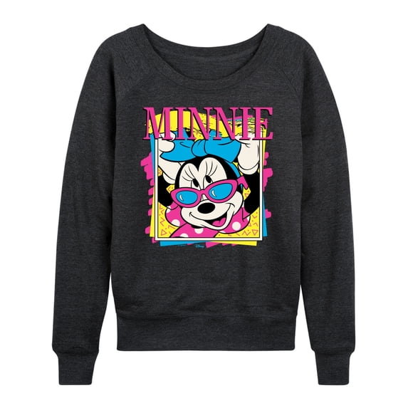 Disney - Minnie Retro - Women's French Terry Long Sleeve Pullover