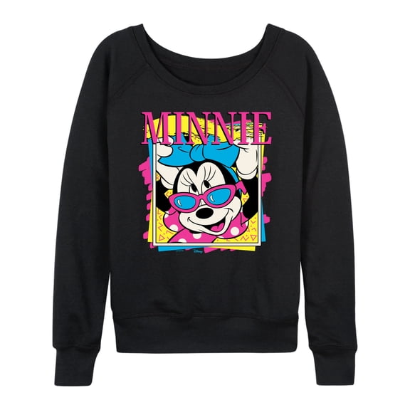 Disney - Minnie Retro - Women's French Terry Long Sleeve Pullover