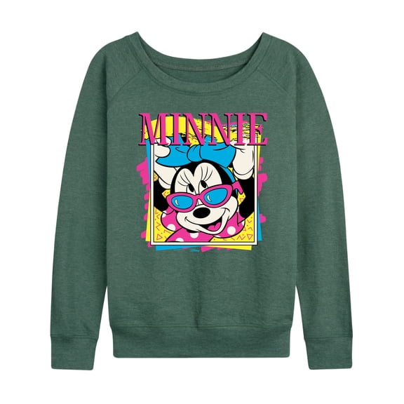 Disney - Minnie Retro - Women's French Terry Long Sleeve Pullover