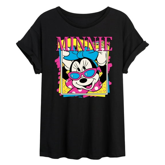 Disney - Minnie Retro - Womens Oversized Graphic T-Shirt