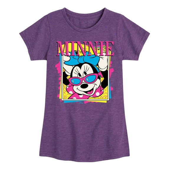 Disney - Minnie Retro Girls' Fitted Short Sleeve Graphic T-Shirt