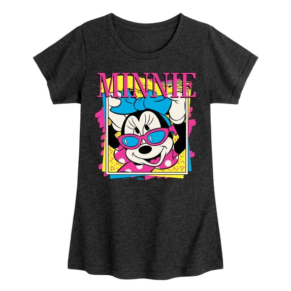 Disney - Minnie Retro - Youth Girls Fitted Short Sleeve T-Shirt