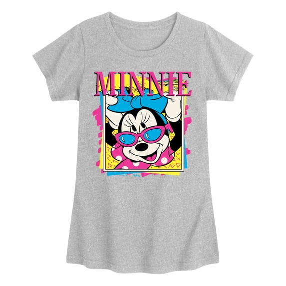 Disney - Minnie Retro Girls' Fitted Short Sleeve Graphic T-Shirt