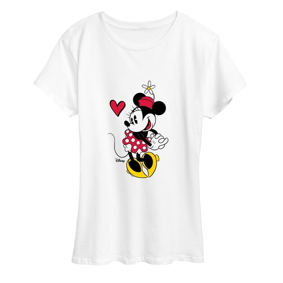 Disney - Minnie Simple Heart Short Sleeve Graphic T-Shirt