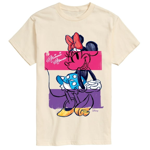 Disney - Minnie Sketch - Men's Short Sleeve Graphic T-Shirt